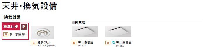 リノビオPシリーズの換気設備オプション