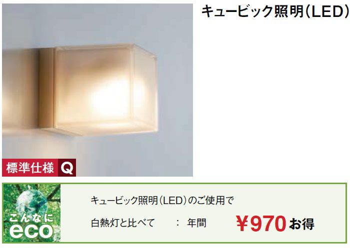 キュービック照明(LED)