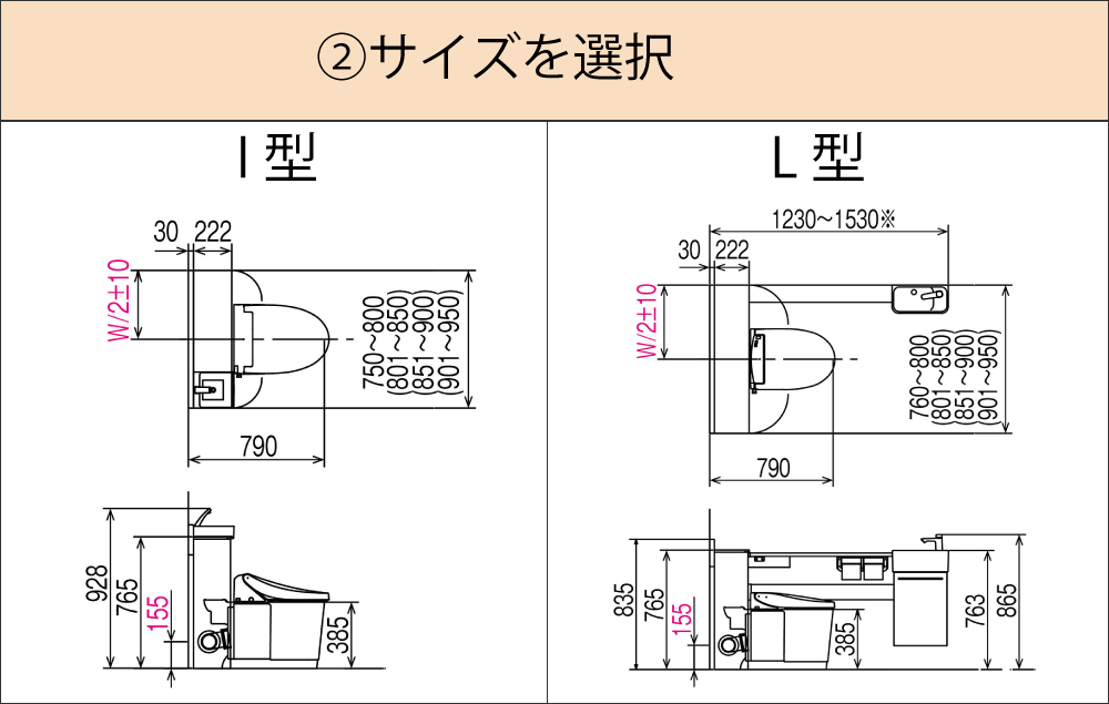 サイズを選択