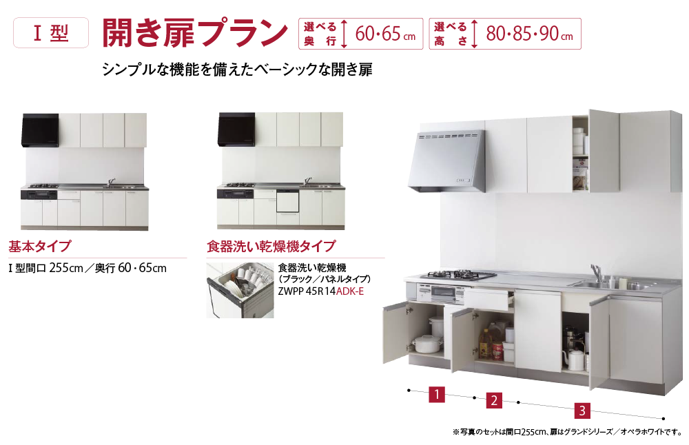 I型開き扉プラン